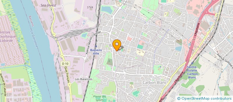 localisation de l'entreprise SASU SYLVAIN PARBEAU  BASSENS