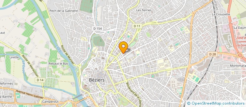 localisation de l'entreprise SASU TAMOYAN PIECES AUTOMOBILES 34  BEZIERS