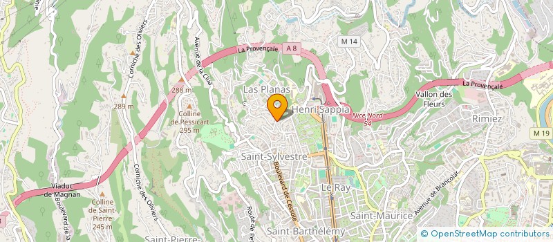 localisation de l'entreprise SASU THOMAS GOMEZ  NICE