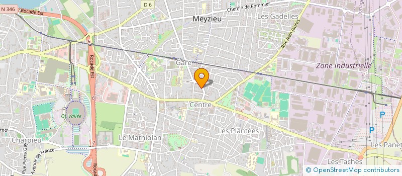 localisation de l'entreprise SASU THS  MEYZIEU