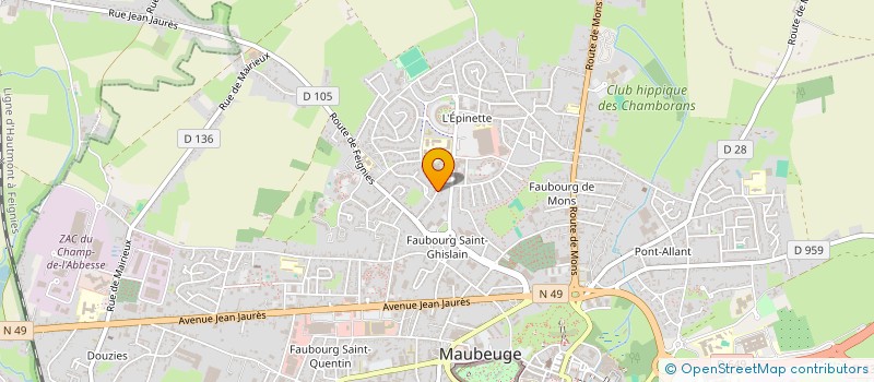 localisation de l'entreprise SASU TKR TRANSPORTS  MAUBEUGE