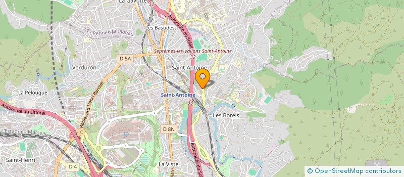 localisation de l'entreprise SASU TMP - TRAVAUX MACONNERIE PROVENCE à MARSEILLE