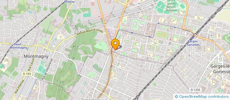 localisation de l'entreprise SASU TOP DRIVER  SARCELLES