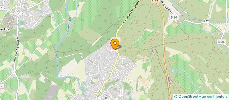 localisation de l'entreprise SASU TOTALPNEU  TEYRAN