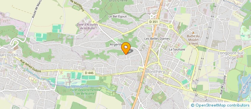 localisation de l'entreprise SASU TOUAT à MONTLHERY
