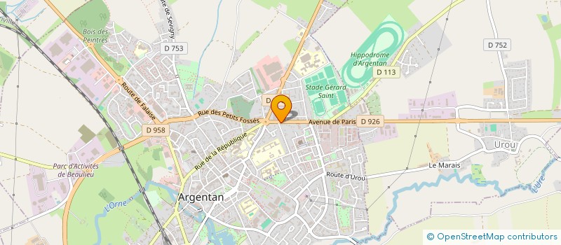 localisation de l'entreprise SASU TOUS SERVICES à ARGENTAN
