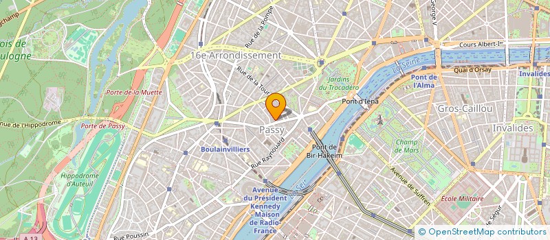 localisation de l'entreprise SASU TOUSSAINT  PARIS