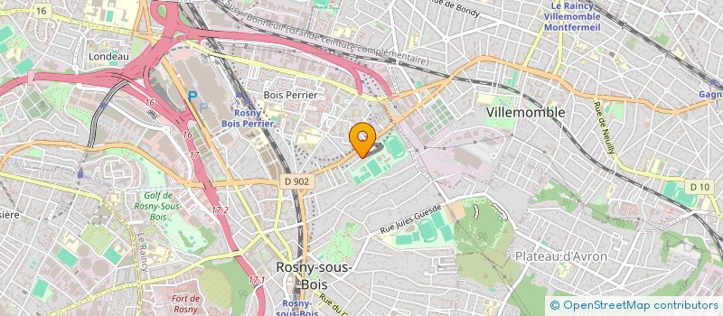 localisation de l'entreprise SASU TRADING DU 93 à ROSNY-SOUS-BOIS