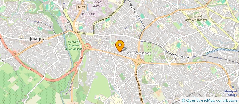 localisation de l'entreprise SASU TRAITEUR CLESNE à MONTPELLIER