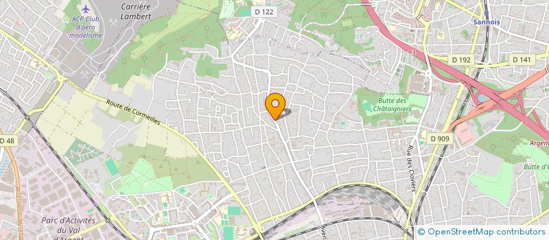 localisation de l'entreprise SASU TRANSPORT PRIVE GONCALVES  ARGENTEUIL