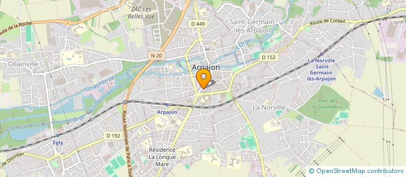 localisation de l'entreprise SASU TRIOUX  ARPAJON