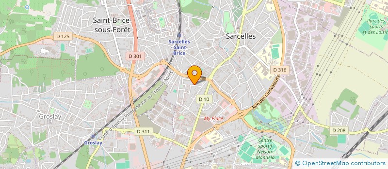 localisation de l'entreprise SASU TRIPLE A LOGISTIQUE à SARCELLES