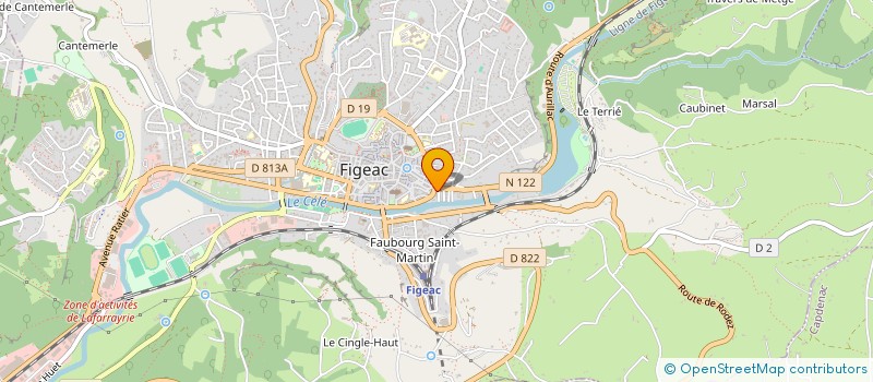 localisation de l'entreprise SASU TROUILLAS à FIGEAC