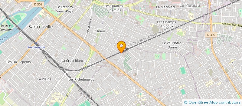 localisation de l'entreprise SASU UGO  HOUILLES