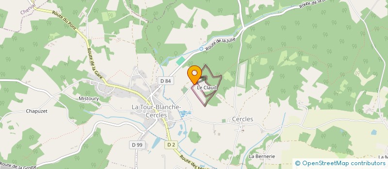 localisation de l'entreprise SASU UNCIA BUSINESS  LA TOUR-BLANCHE-CERCLES