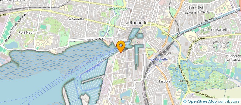 localisation de l'entreprise SASU V.COM  LA ROCHELLE