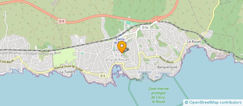 localisation de l'entreprise SASU VCONSEIL  CARRY-LE-ROUET