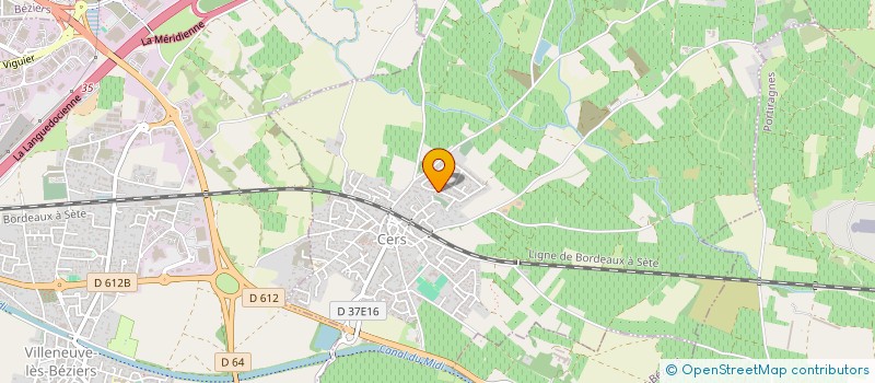 localisation de l'entreprise SASU VENZAL ELEC  CERS