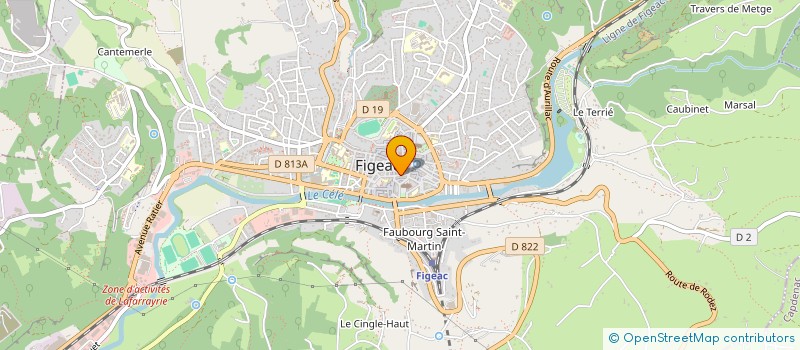 localisation de l'entreprise SASU VERDUCCI  FIGEAC