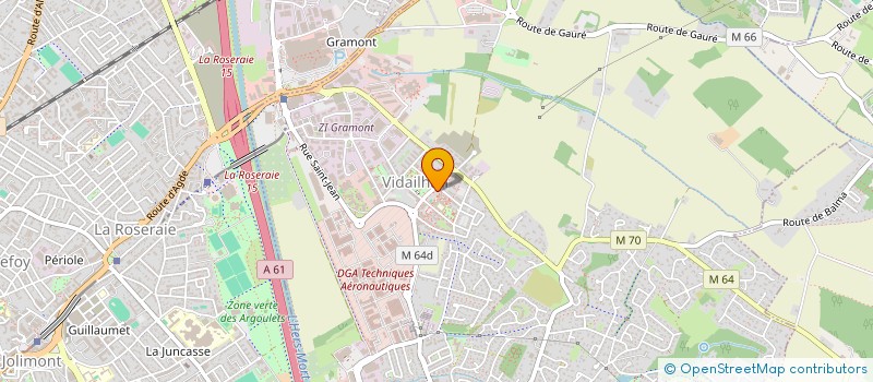 localisation de l'entreprise SASU VIDAILHAN SDP  BALMA