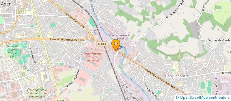 localisation de l'entreprise SASU VIDAL  BOE