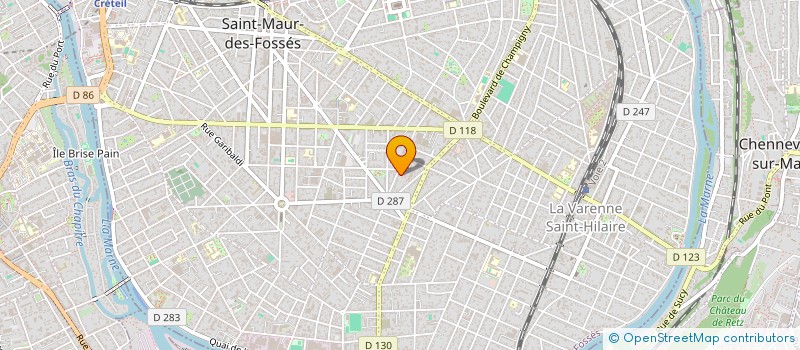 localisation de l'entreprise SASU VINCENT ROUSSELLE à SAINT-MAUR-DES-FOSSES