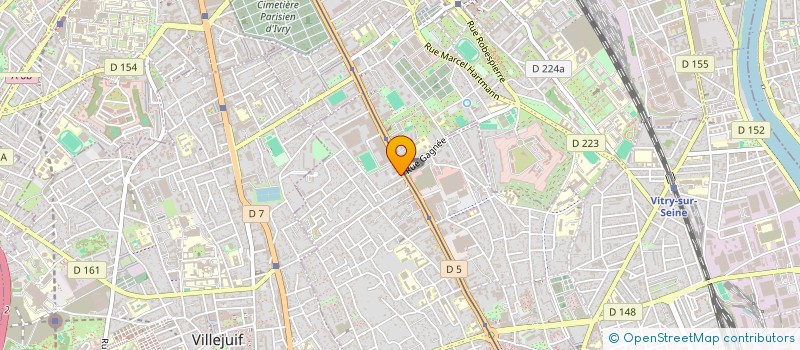 localisation de l'entreprise SASU VMA 94 à VITRY-SUR-SEINE