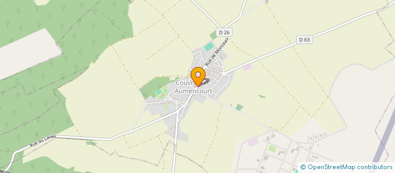 localisation de l'entreprise SASU VOILIER TCE  COUVRON-ET-AUMENCOURT