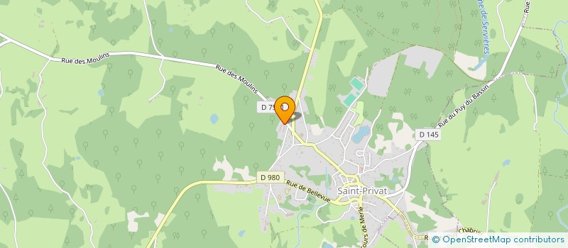 localisation de l'entreprise SASU VOYAGE CONNEXION  SAINT-PRIVAT