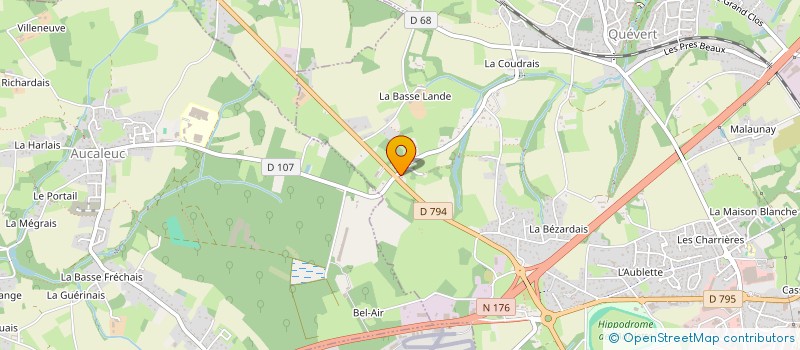 localisation de l'entreprise SASU VSP MOTOCULTURE à QUEVERT