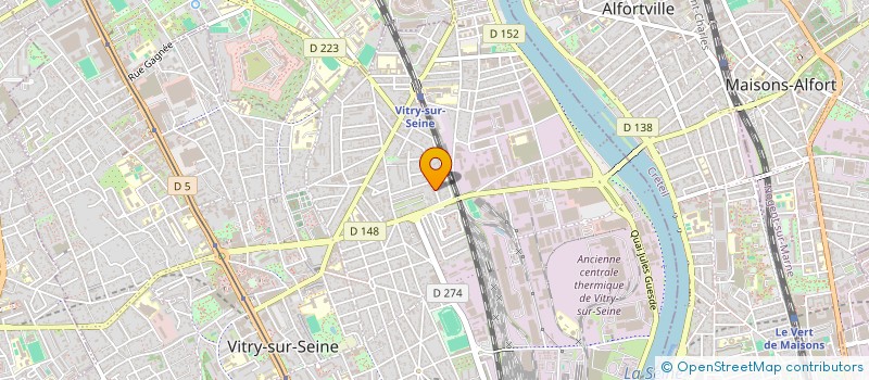 localisation de l'entreprise SASU VSV CONSULTING AND CO  VITRY-SUR-SEINE