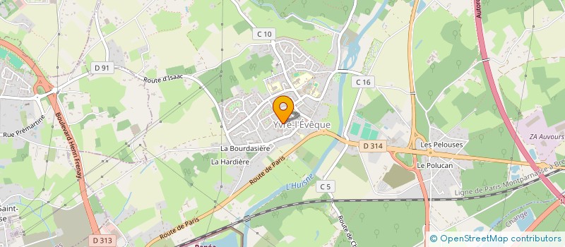 localisation de l'entreprise SASU WILL IMMO  YVRE-L'EVEQUE