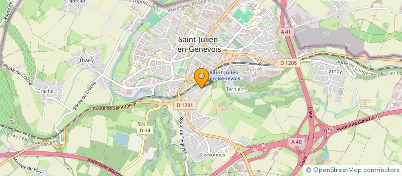 localisation de l'entreprise SASU XAREY à SAINT-JULIEN-EN-GENEVOIS