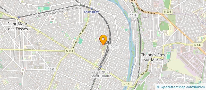 localisation de l'entreprise SASU YE JING  SAINT-MAUR-DES-FOSSES