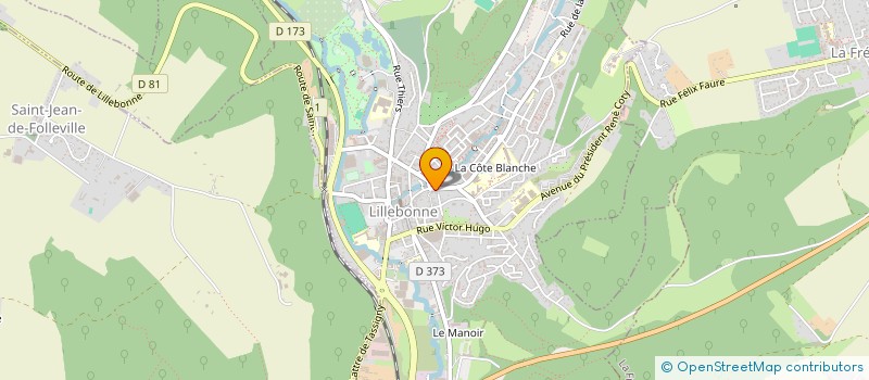 localisation de l'entreprise SASU YF à LILLEBONNE