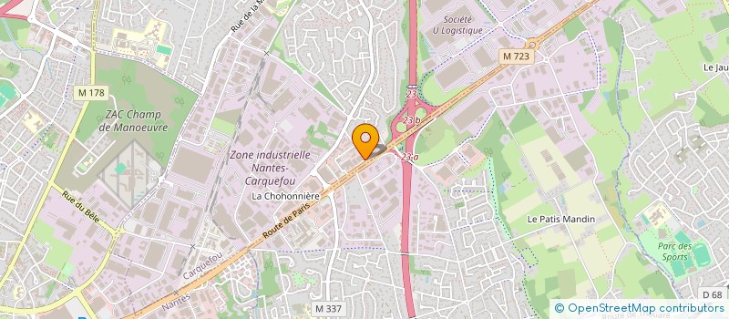 localisation de l'entreprise SASU YOEDOC à CARQUEFOU