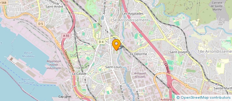 localisation de l'entreprise SASUP à MARSEILLE