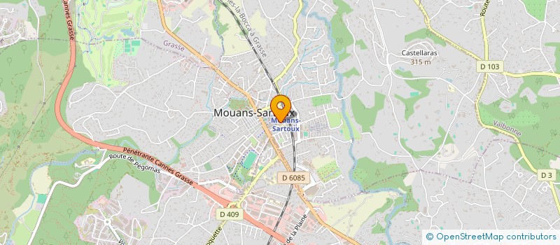 localisation de l'entreprise SASYL  MOUANS-SARTOUX