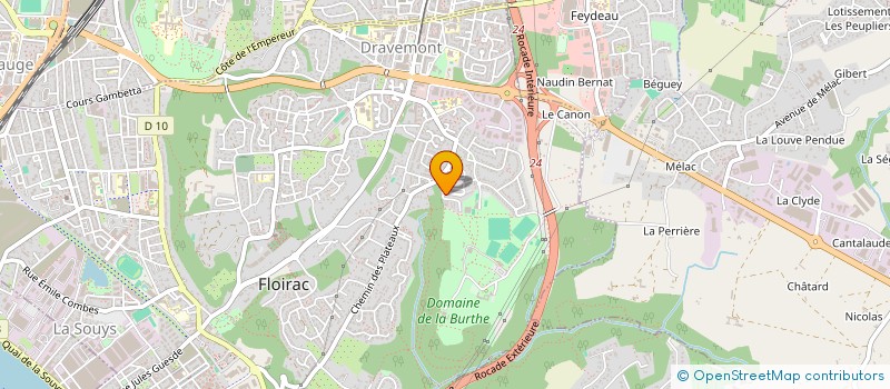 localisation de l'entreprise SAT 33  FLOIRAC