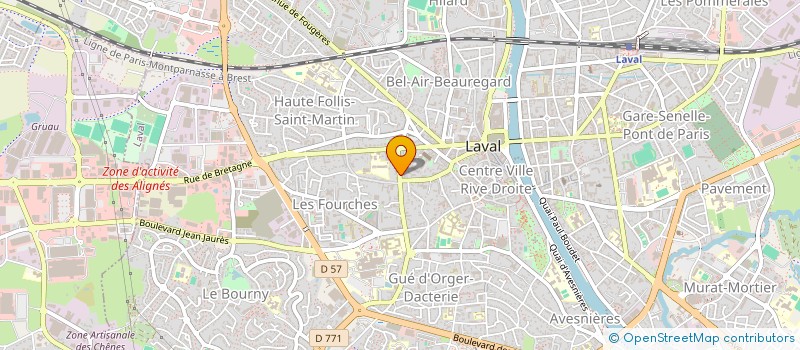 localisation de l'entreprise SAT à LAVAL