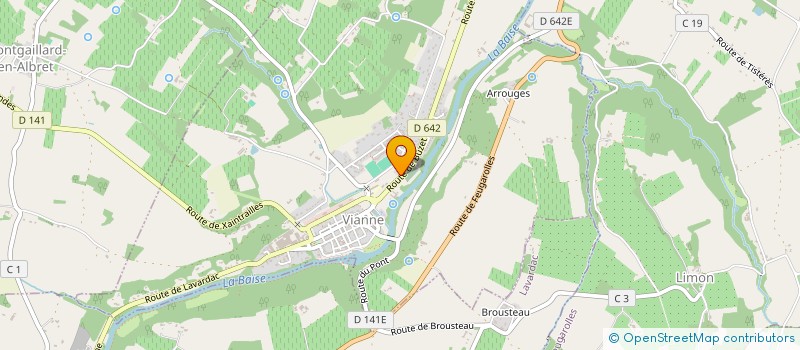 localisation de l'entreprise SAT 5  VIANNE