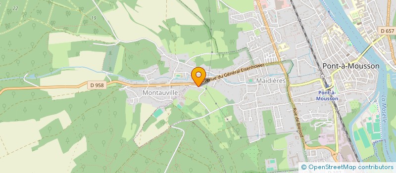 localisation de l'entreprise SAT 54  MAIDIERES