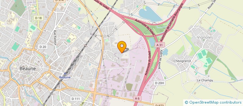 localisation de l'entreprise SAT  VIGNOLES