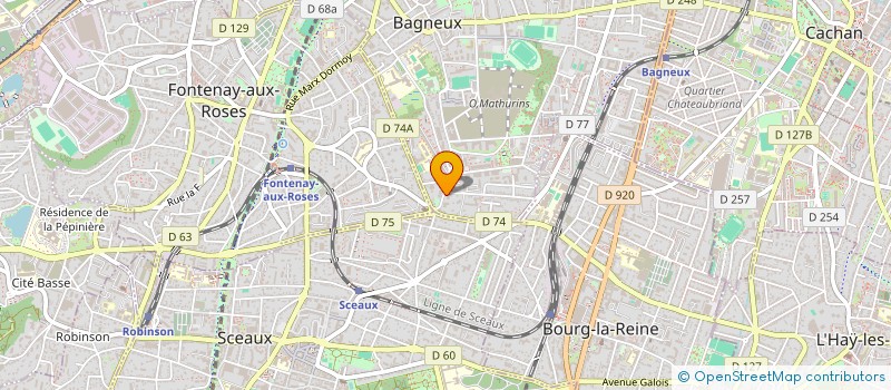 localisation de l'entreprise SAT à BAGNEUX