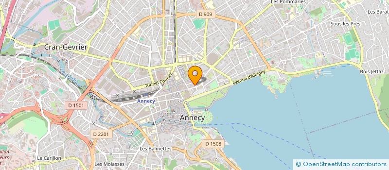 localisation de l'entreprise SAT 9  ANNECY