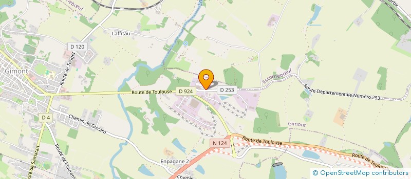 localisation de l'entreprise SAT  GIMONT