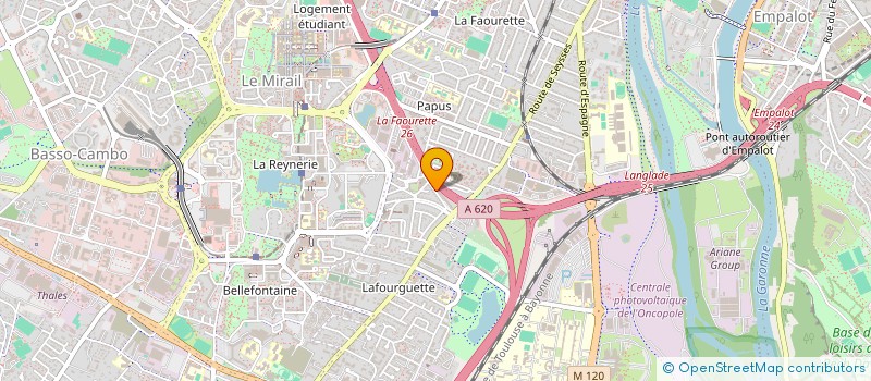 localisation de l'entreprise SAT GAUCHO  TOULOUSE