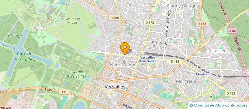 localisation de l'entreprise SAT OCEAN à VERSAILLES