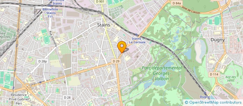 localisation de l'entreprise SAT SECURITY FRENCH à STAINS