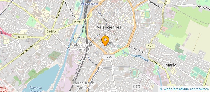 localisation de l'entreprise SAT TELE RADIO DECIBEL à VALENCIENNES